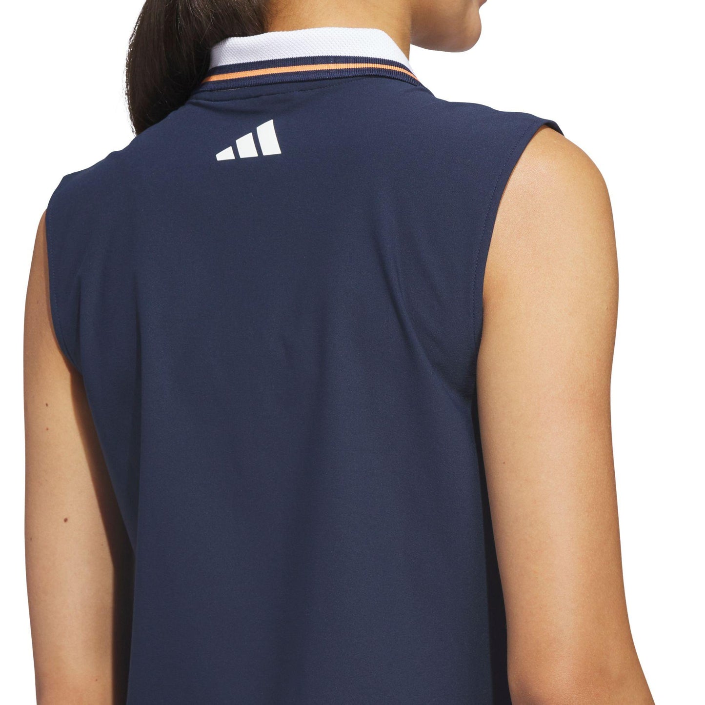 adidas Beyond The Course Twistknit Sleeveless Damenpoloshirt navy