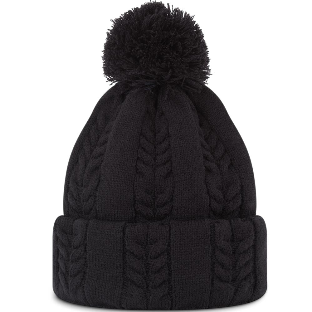 FootJoy Cable Knit Bobble Mütze