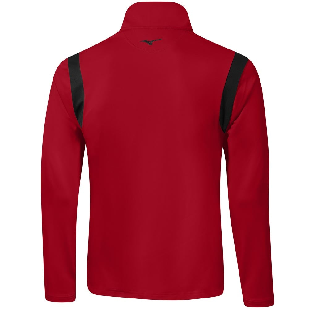 Mizuno Breeze Elite 1/4 Zip Herrengolfpullover Rot