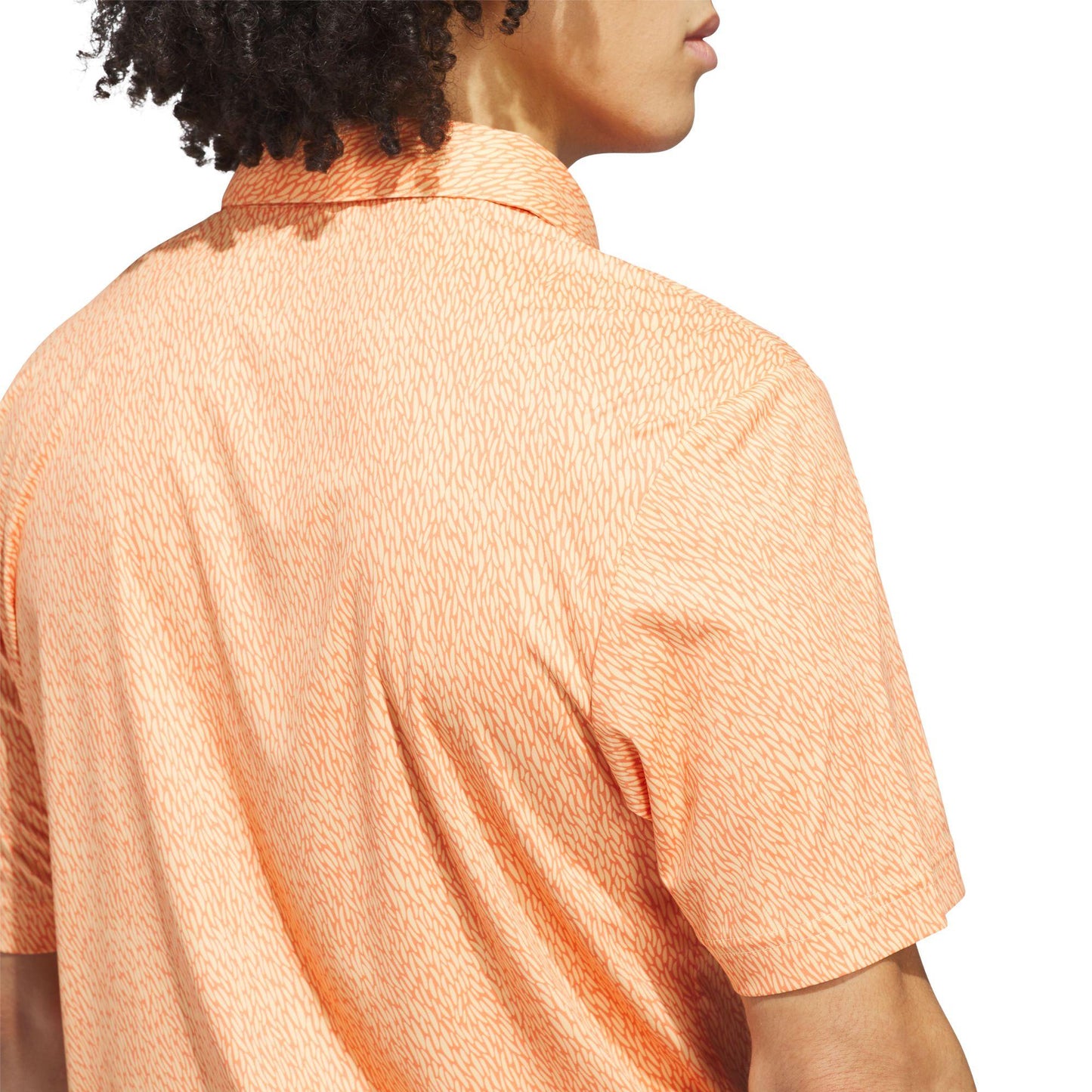 adidas Ultimate365 Feather Print Herrenpoloshirt orange