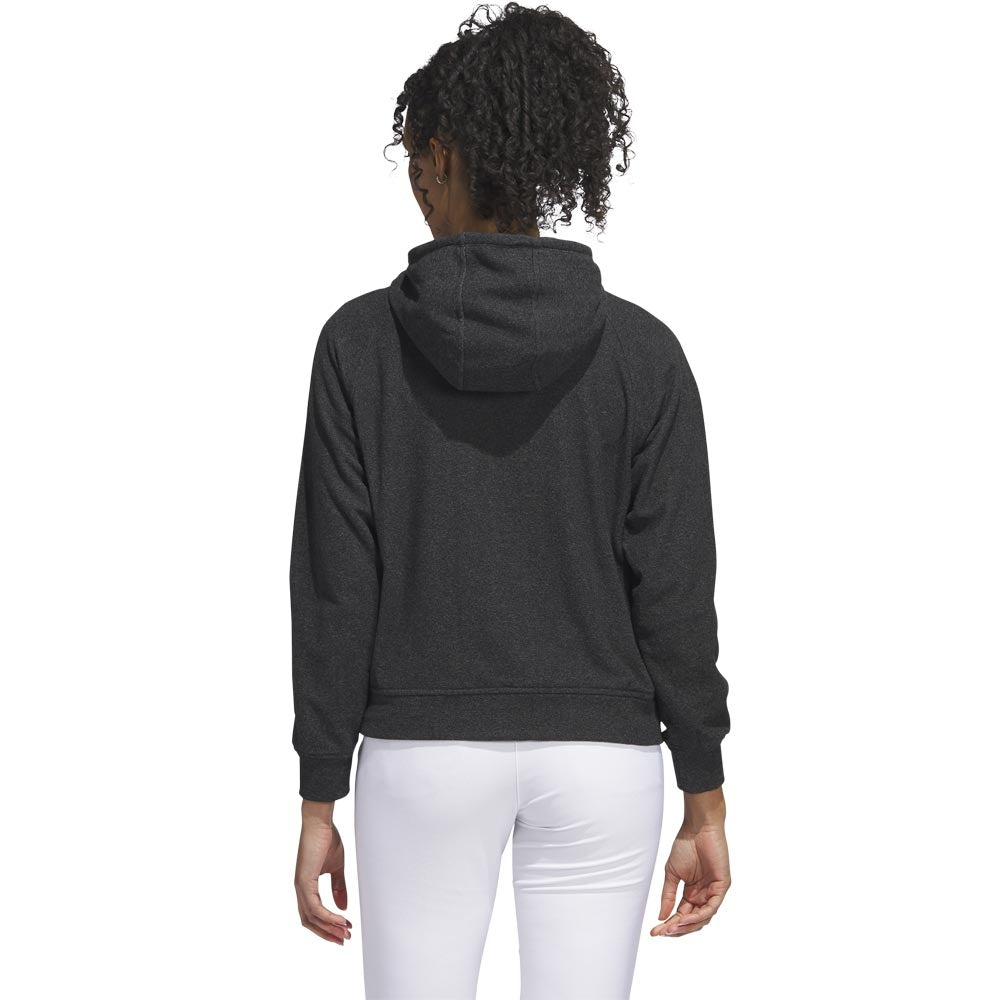 Adidas Go To Damengolfhoodie Schwarz Melange