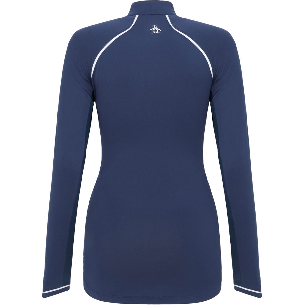 Penguin Veronica Sun Protection Damenlangarmpoloshirt Navy