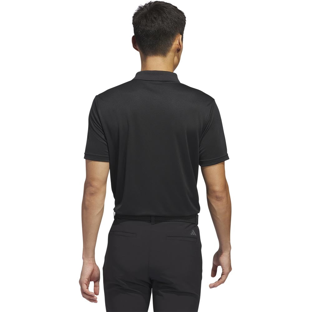 Adidas Adi Perf Herrengolfpoloshirt Schwarz