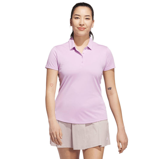 adidas Solid Performance Short Sleeve Damenpoloshirt rosa