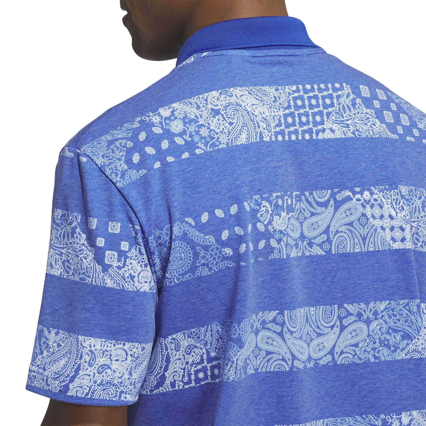 Adidas Go-To Printed Herrengolfpoloshirt Royal