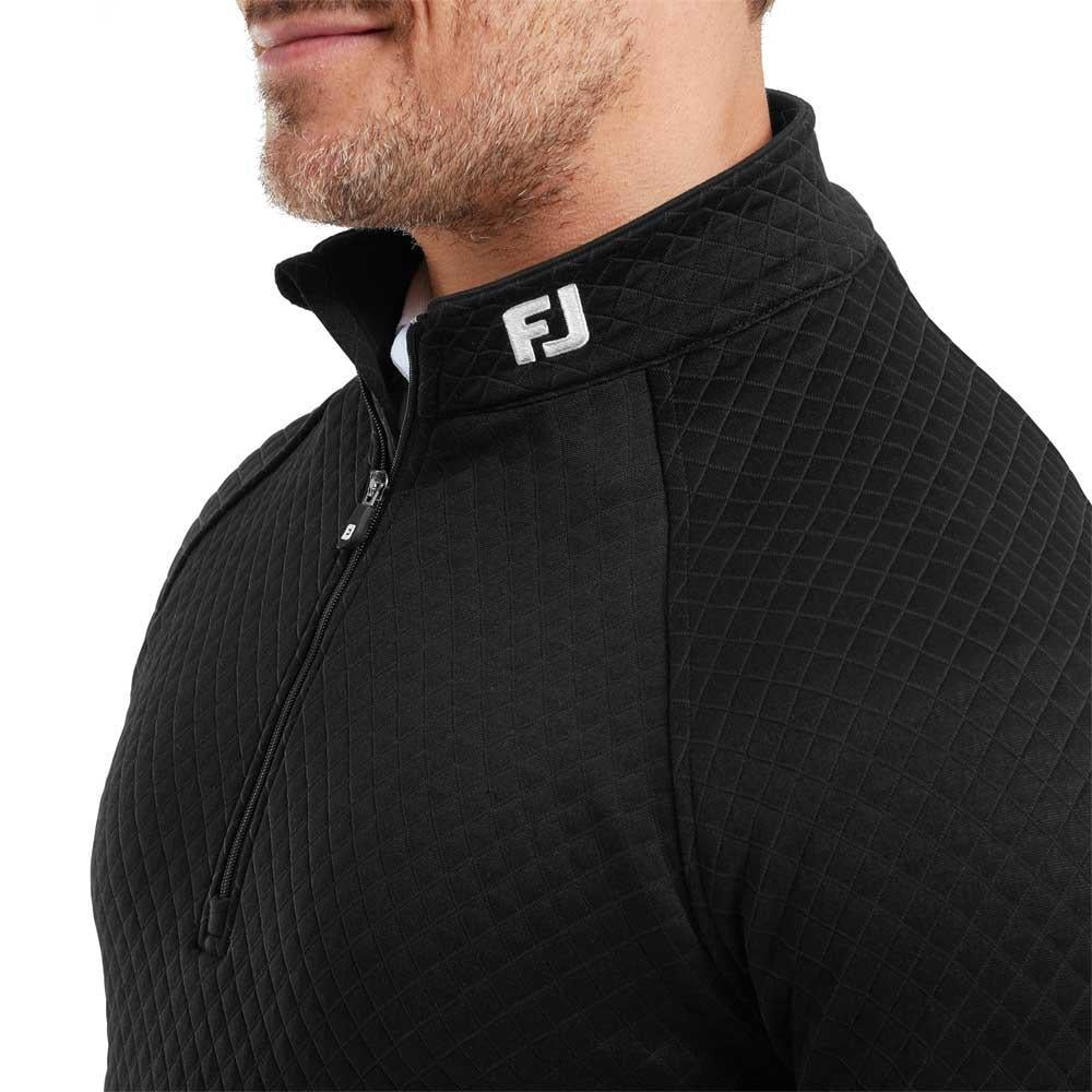 FootJoy Jacquard Thermal Herrenpullover Black