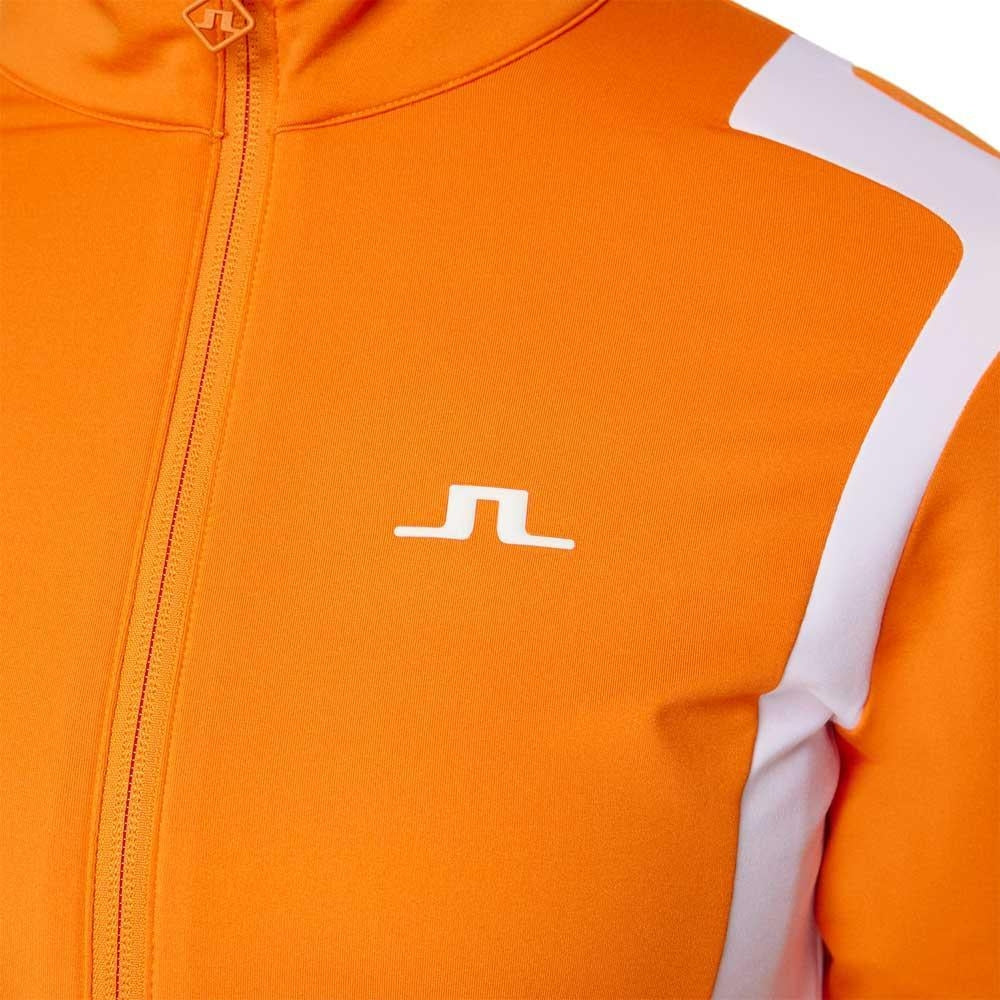 Lindeberg W Mae Zip Mid Layer Damengolfjacke Orange