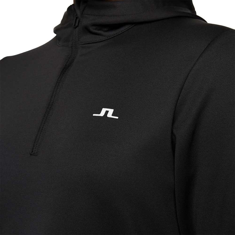 Lindeberg Aerial Quarter Hood Damengolfpullover Black