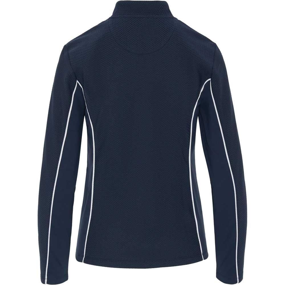 Penguin Midweight Textured 1/4 Zip Damenpullover Navy