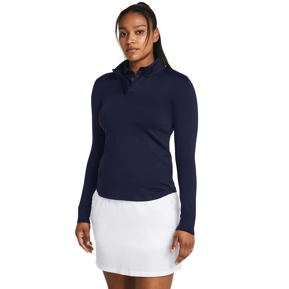 Under Armour Playoff 1/4 Zip Damengolfpullover Navy