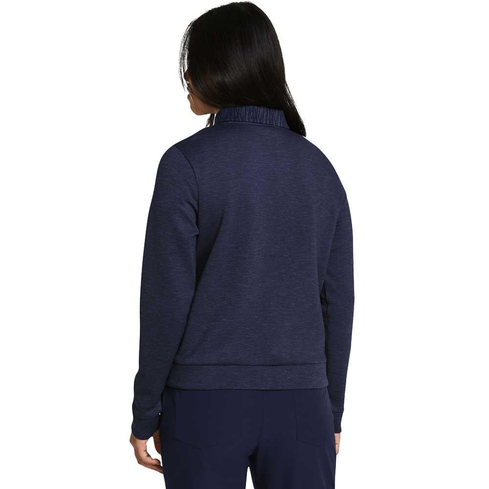 Under Armour Drive Midlayer Crew Damengolfpullover Crew Blue