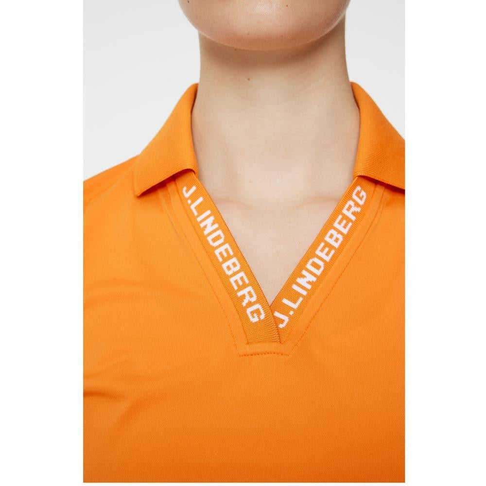Lindeberg W Lorde Damengolfpoloshirt Orange