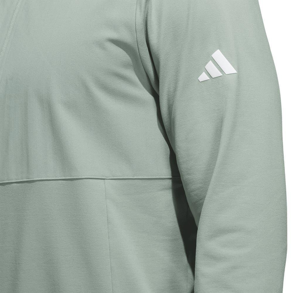 Adidas Ultimate365 Tour Quarter Zip Herrengolfpullover Grey-Green