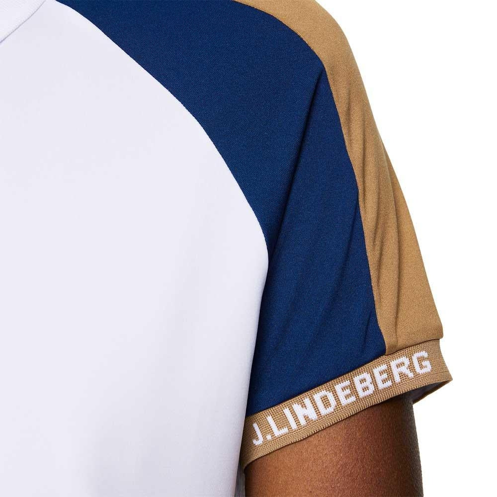 Lindeberg W Priya Damengolfpoloshirt White-Navy-Creme