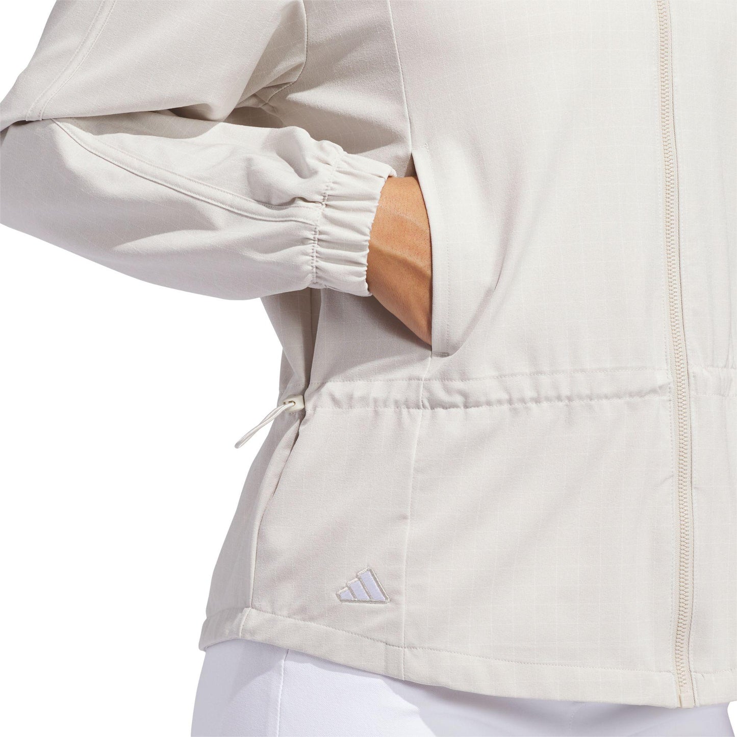 adidas Ultimate365+ Peplum Grid Damenjacke grey