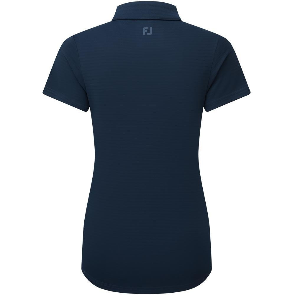 FootJoy Jacquard SS Damengolfpoloshirt Navy