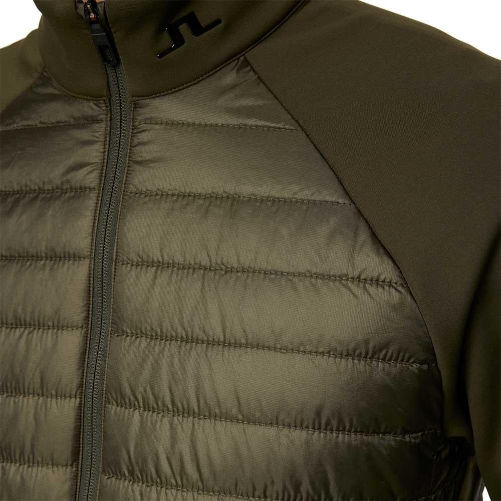 Lindeberg Hayden Quilt Hybrid Golfjacke Herren Forest Green