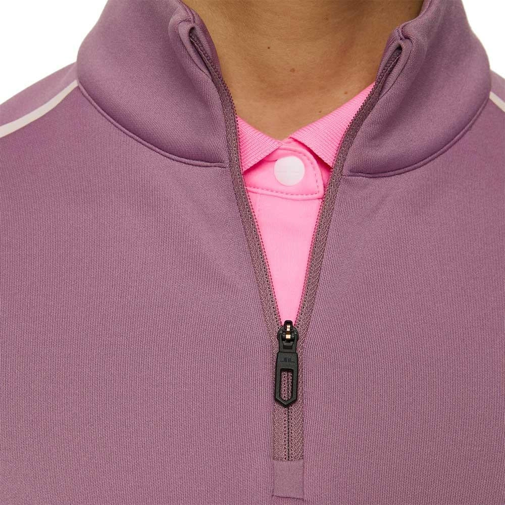 Lindeberg Nefe Quarter Zip Mid Layer Damenpullover Very Grape