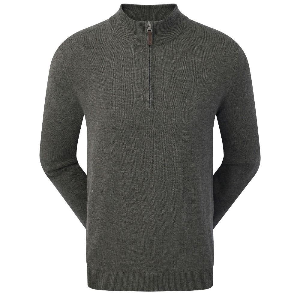FootJoy Half-Zip Herrenpullover charcoal