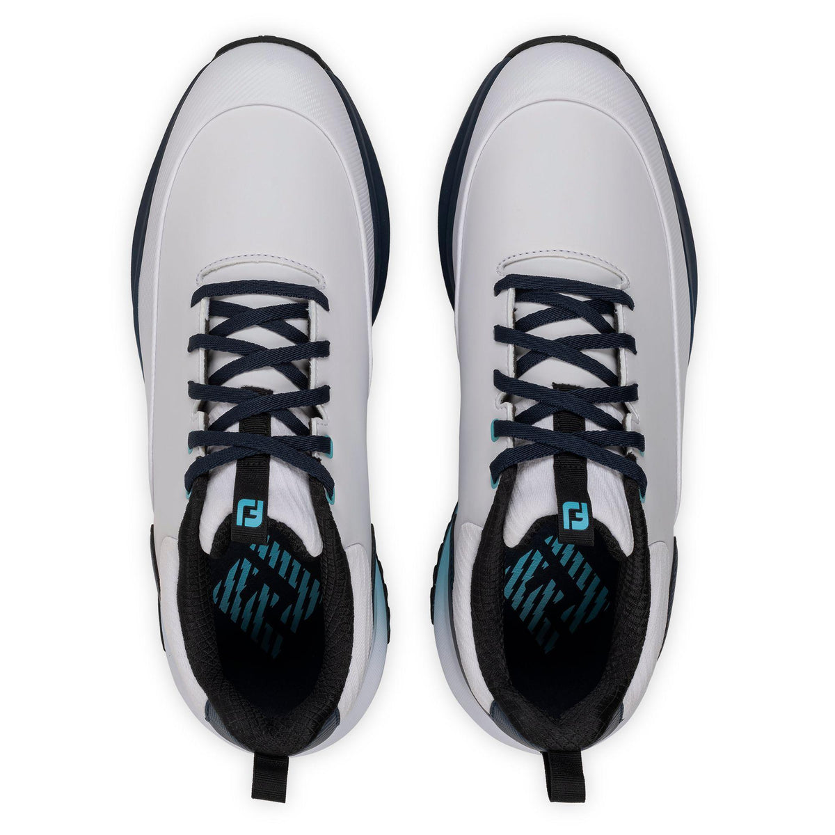 FootJoy Tour Rival Herrengolfschuhe White-Navy-Blue