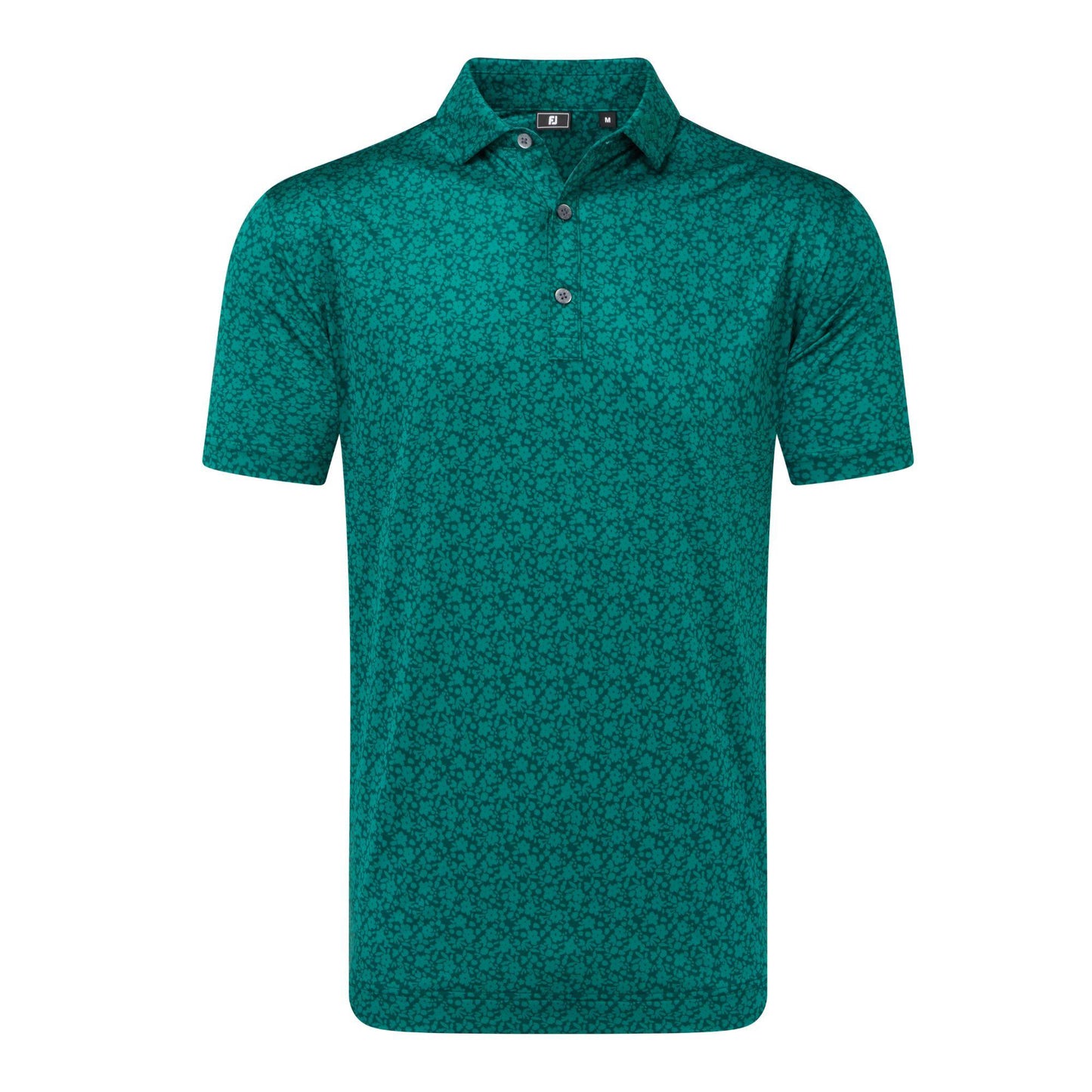 FootJoy Painted Floral Lisle Herrenpoloshirt