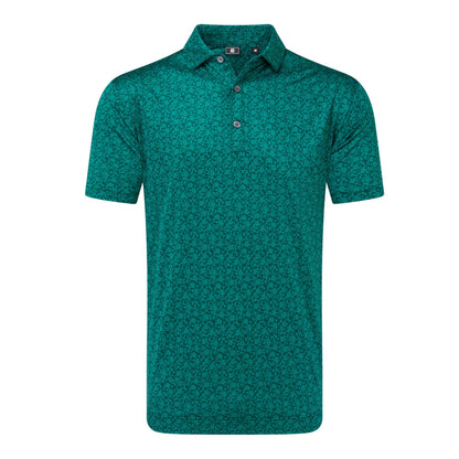 FootJoy Painted Floral Lisle Herrenpoloshirt