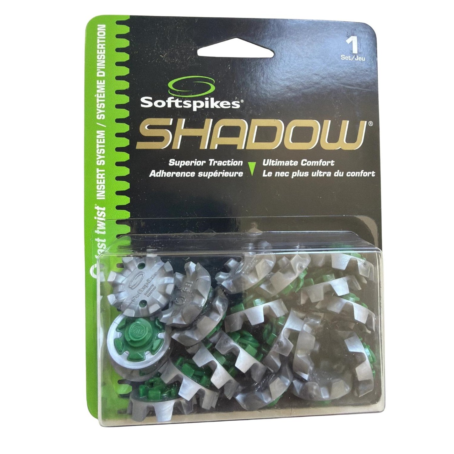 SHADOW FT Blister Clamshell Spikes mit  Fast Twist für FootJoy, Ecco, Skechers