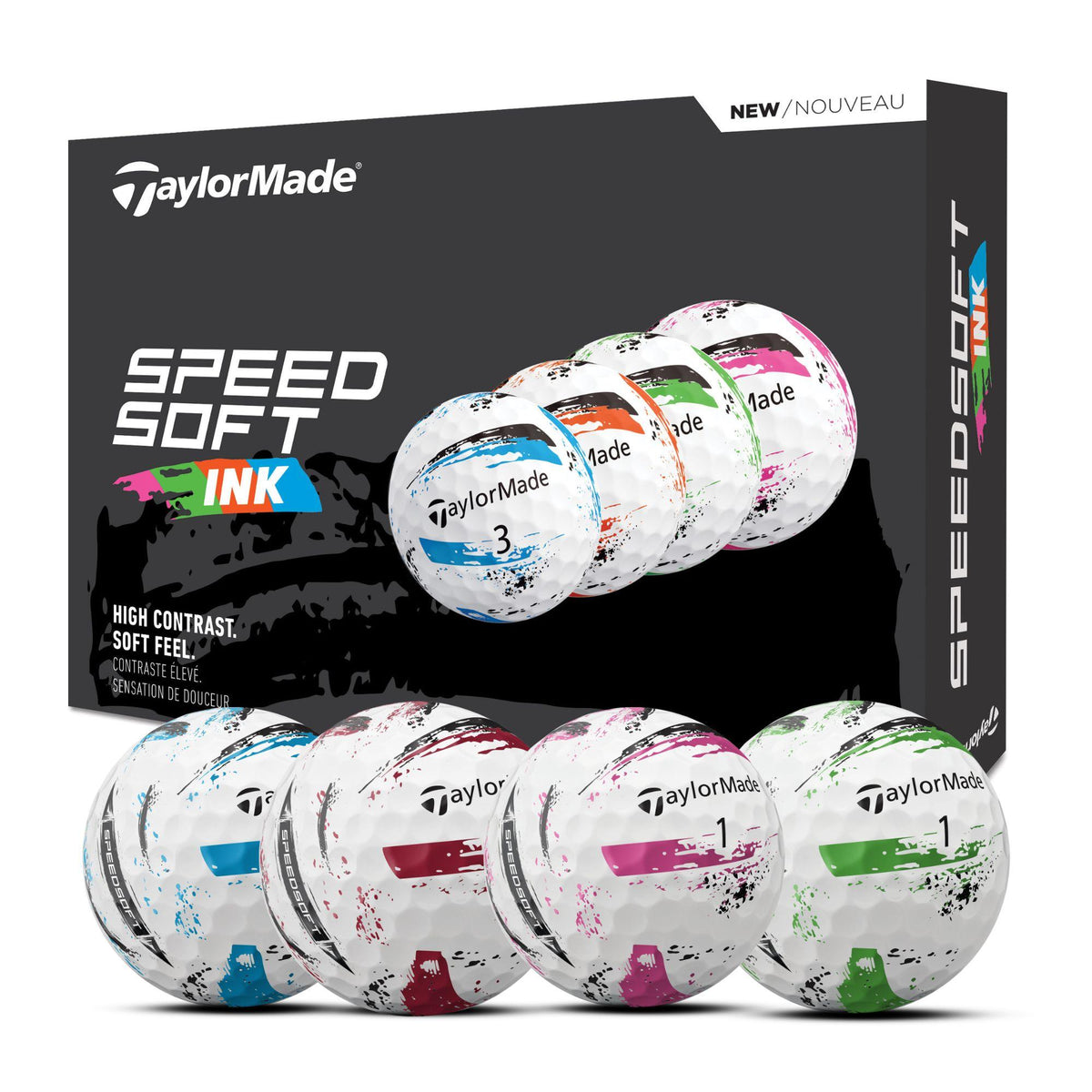 TaylorMade SpeedSoft INK 4er Pack