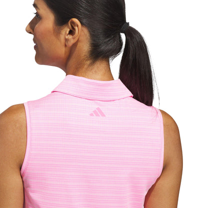 adidas Ultimate365 Jacquard Damenpoloshirt pink