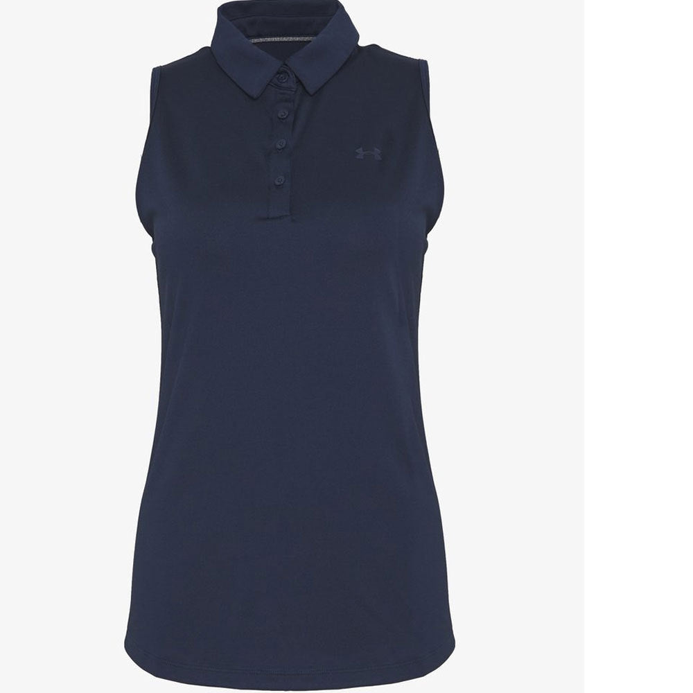 Under Armour Zinger Sleeveless Damengolfpoloshirt Weiß