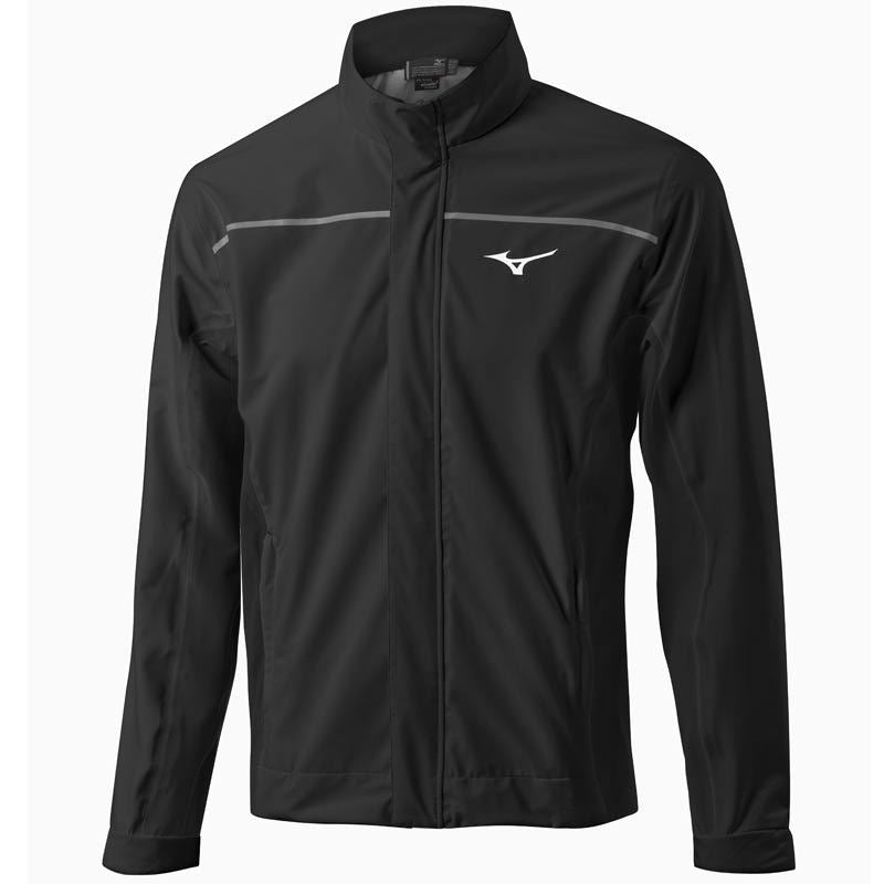 Mizuno Pro Rain Regenjacke Herren Schwarz