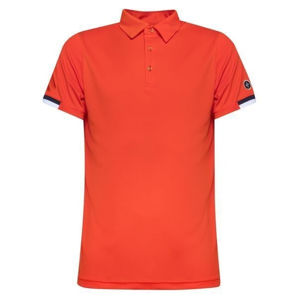 Cross M Brassie Herrengolfpoloshirt Rot