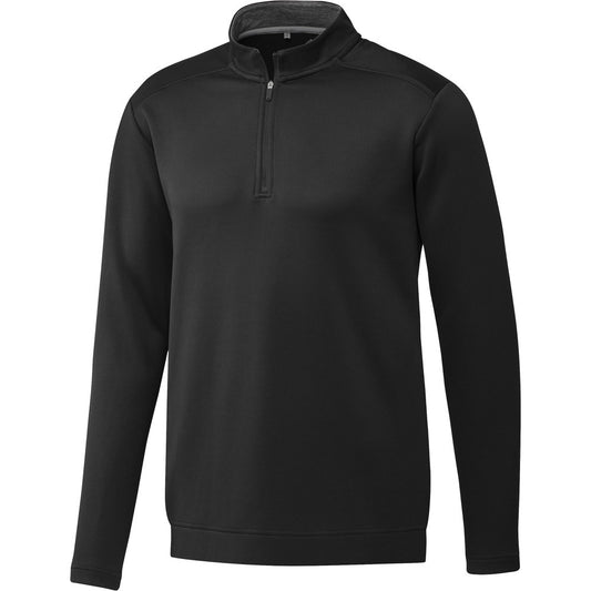 Adidas CLUB 1/4 ZIP Herrengolfpullover Schwarz