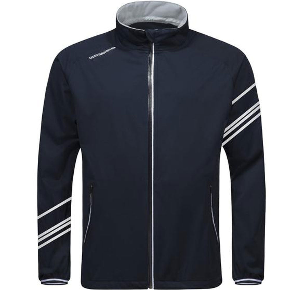 Cross M Hurricane Regenjacke Herren D.Blau-Weiss