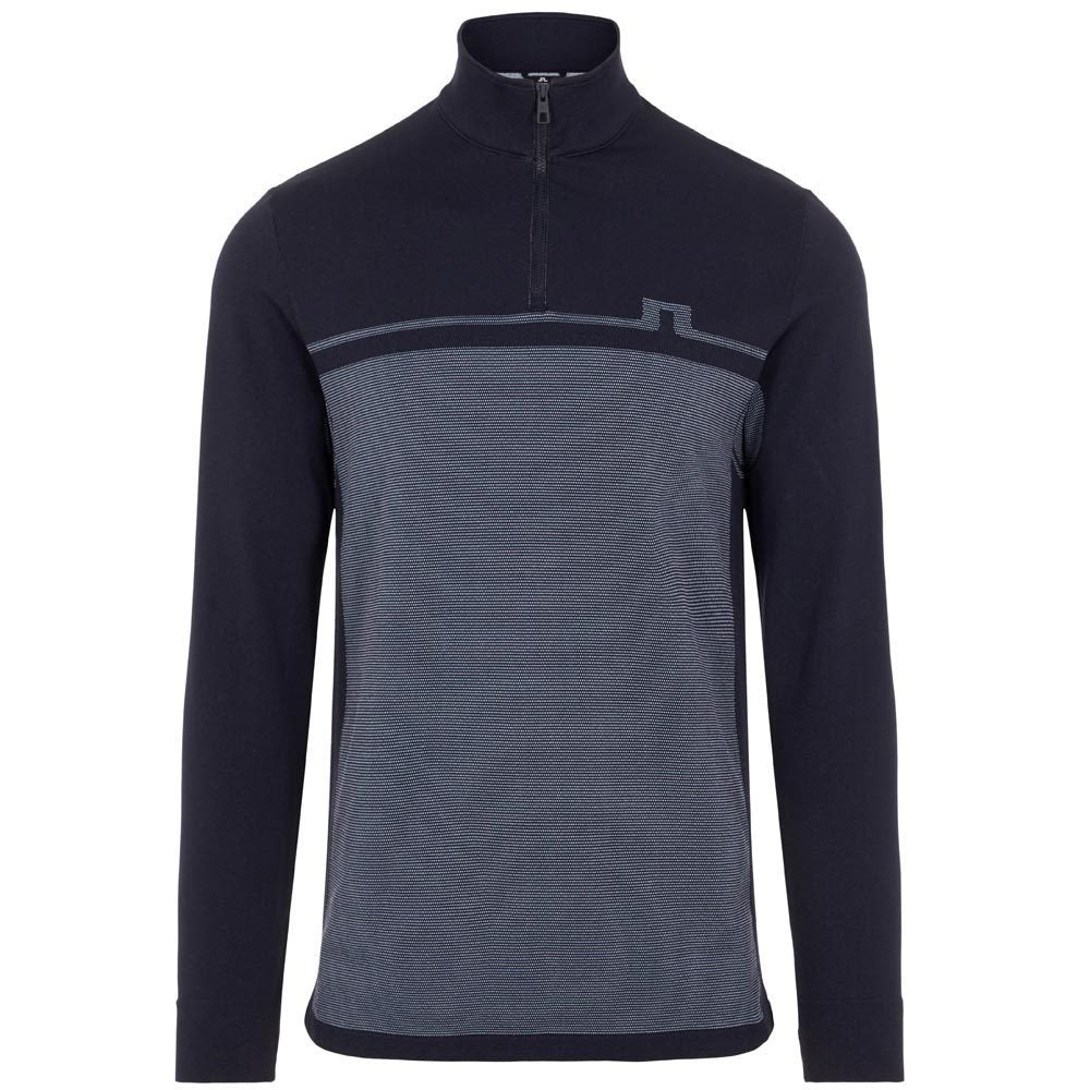 Lindeberg Jo 1/4 Zip Seamless Mid Herrengolfpullover Navy
