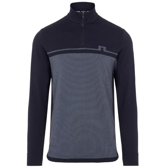 Lindeberg Jo 1/4 Zip Seamless Mid Herrengolfpullover Navy