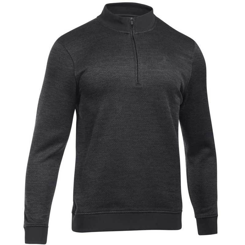 Under Armour Storm SF HBone 1/4 Zip Anthrazit