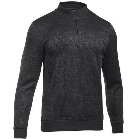 Under Armour Storm SF HBone 1/4 Zip Anthrazit