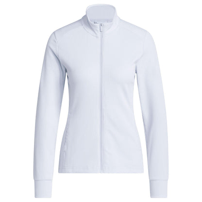 adidas Performance Textured Full-Zip Damenjacke clear sky