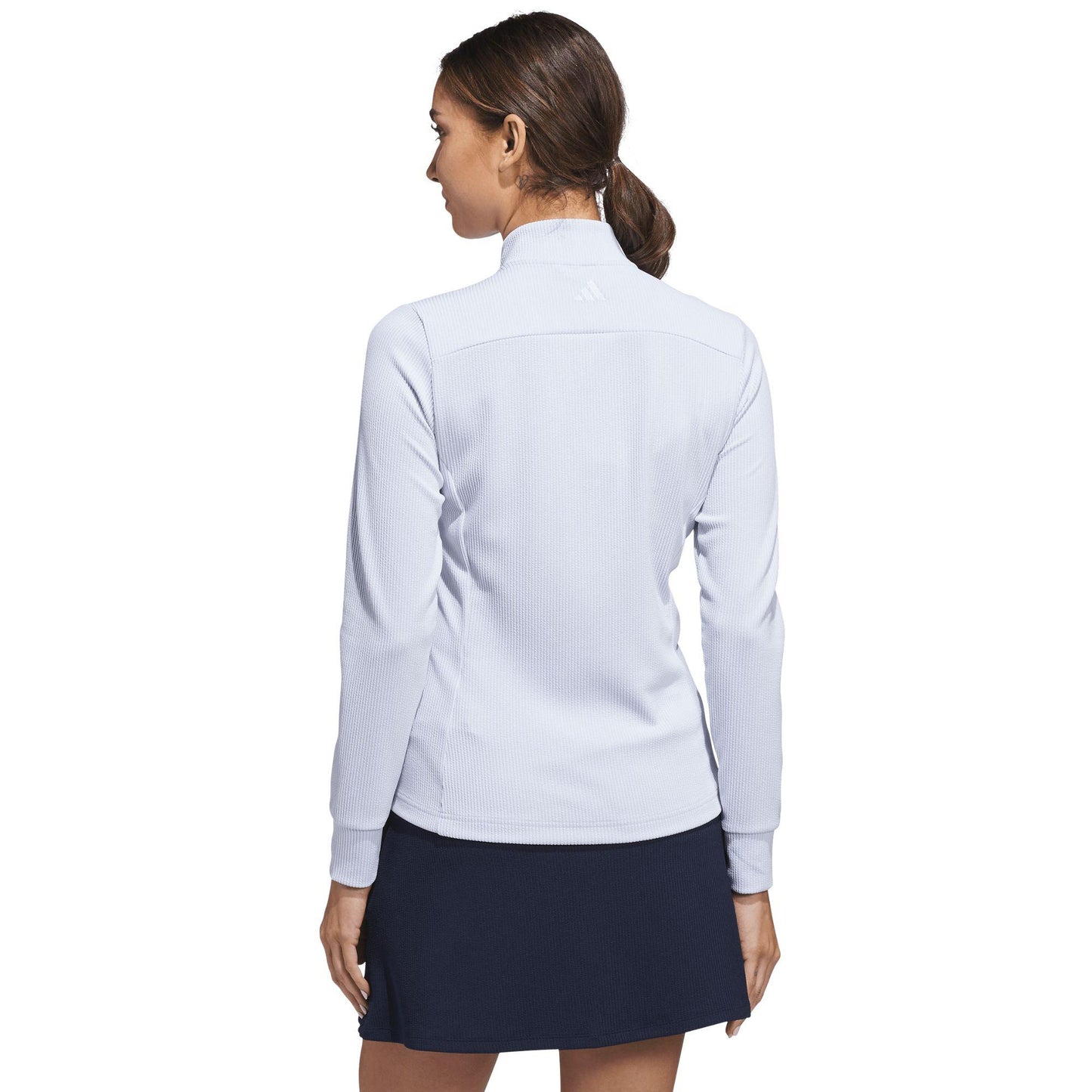 adidas Performance Textured Full-Zip Damenjacke clear sky