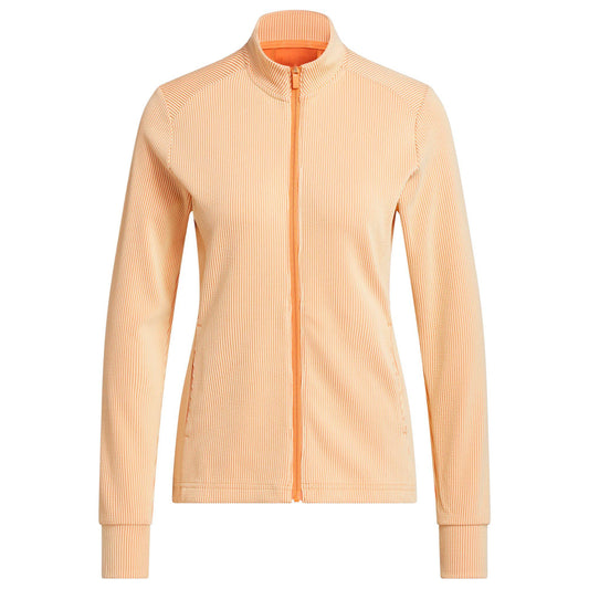 adidas Performance Textured Full-Zip Damenjacke orange