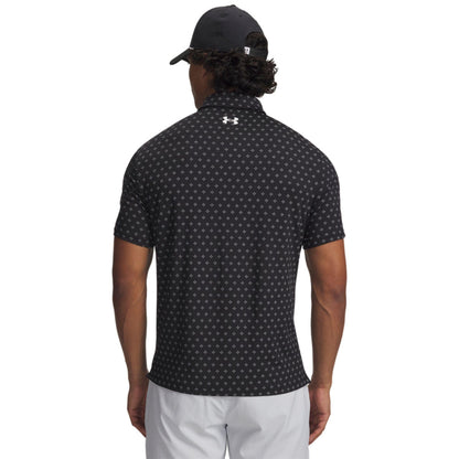 Under Armour UA Playoff 3.0 Printed Micro Flower Dot Herrengolfpoloshirt