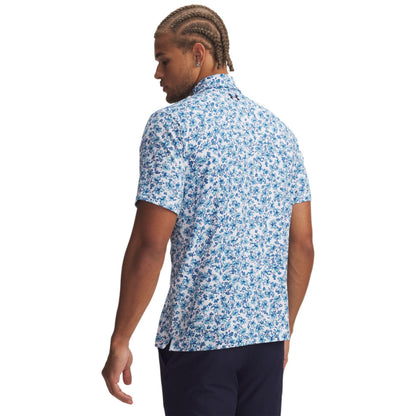 Under Armour UA Playoff 3.0 Printed Floral Breeze Herrengolfpoloshirt