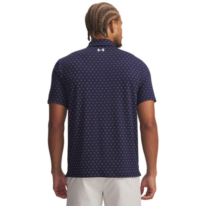 Under Armour UA Playoff 3.0 Printed Micro Flower Dot Herrengolfpoloshirt
