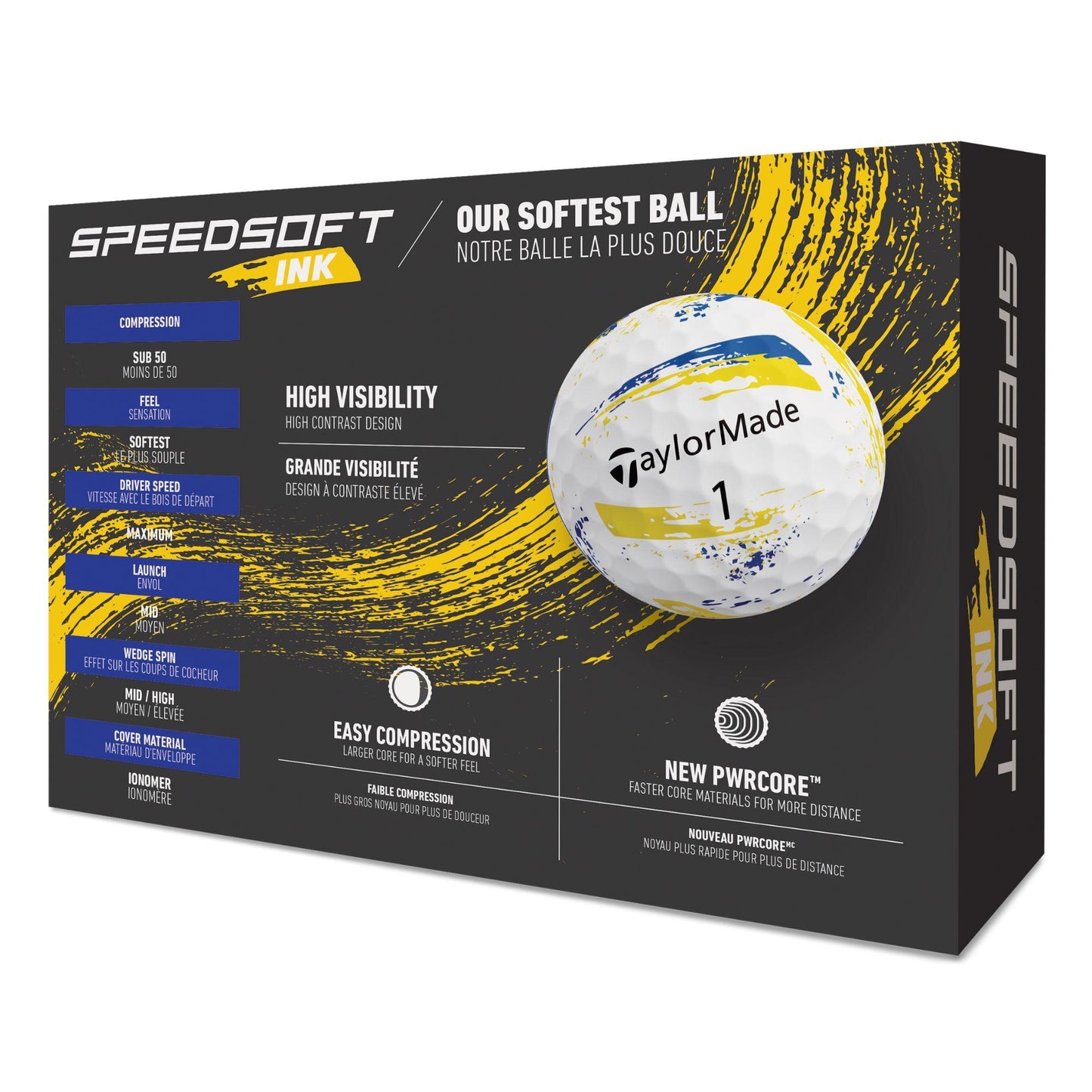TaylorMade SpeedSoft Ink Golfbälle 2026