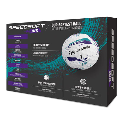 TaylorMade SpeedSoft Ink Golfbälle 2026
