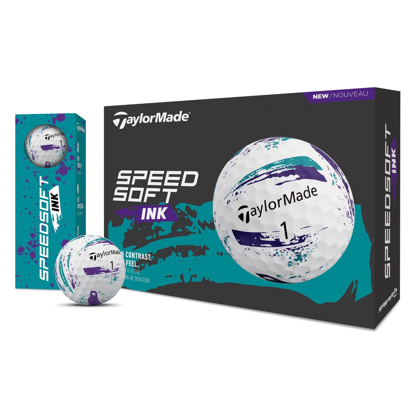 TaylorMade SpeedSoft Ink Golfbälle 2026