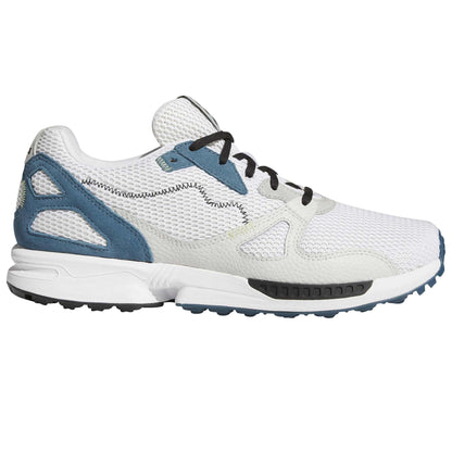 Adidas Adicross ZX Primeblue Golfschuhe Weiss-Schwarz-Blau