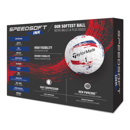 TaylorMade SpeedSoft Ink Golfbälle 2026