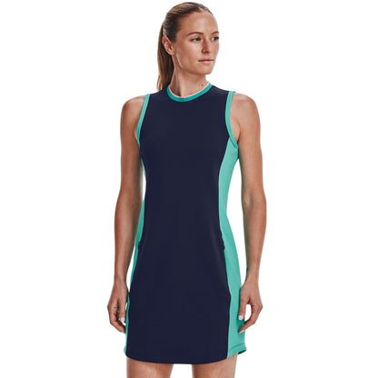 Under Armour Zinger Dress Damengolfkleid Navy-Türkis